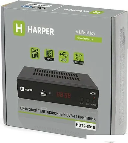 Приемник цифрового ТВ Harper HDT2-5010