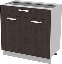 Шкаф напольный Интерлиния Компо НШ80рш1 (дуб венге)