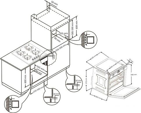 Духовой шкаф Korting OKB 792 CFN