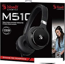Наушники с микрофоном A4Tech Bloody M510 (черный) Наушники с микрофоном A4Tech Bloody M510 (черный)