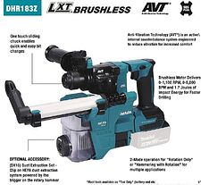 Перфоратор Makita DHR183Z (без АКБ)