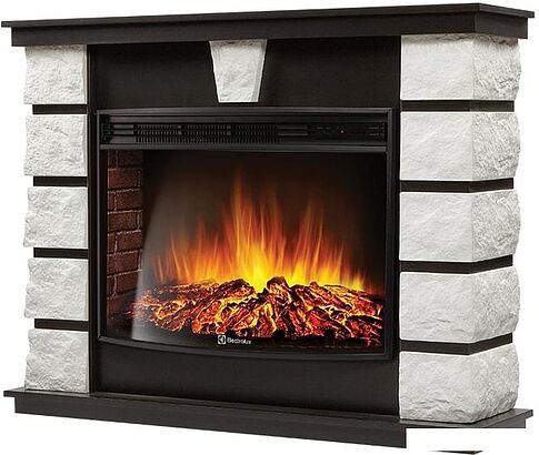 Портал Firelight Excalibur 30 (камень белый, шпон венге)