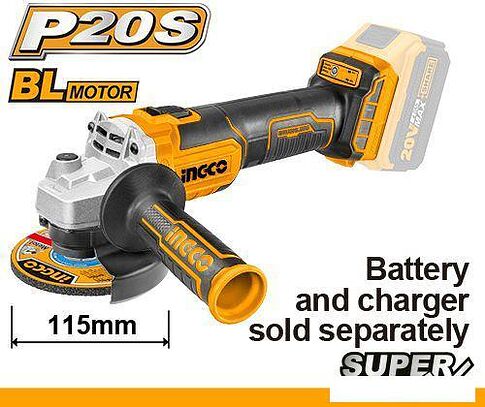 Угловая шлифмашина Ingco Industrial CAGLI201158 (без АКБ)