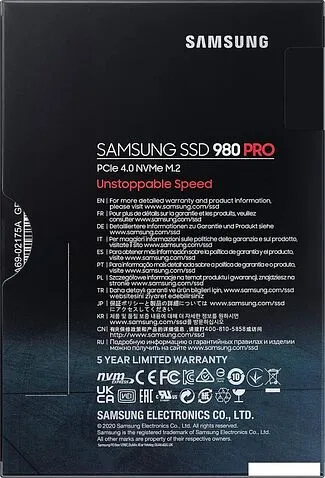 SSD Samsung 980 Pro 2TB MZ-V8P2T0BW