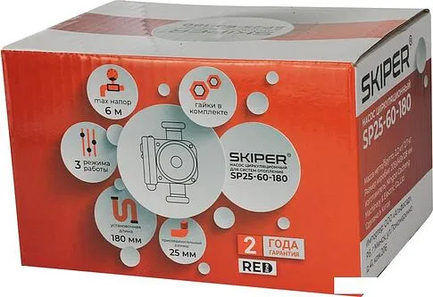 Циркуляционный насос Skiper SP25-60-180