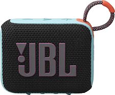 Беспроводная колонка JBL Go 4 (черный/оранжевый)
