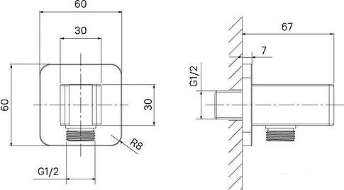 Шланговое подключение IDDIS Slide SLI60BBi62