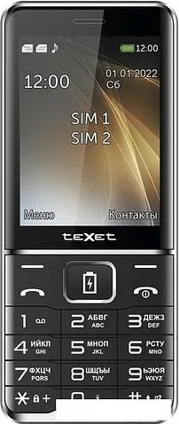Кнопочный телефон TeXet TM-D421 (черный)