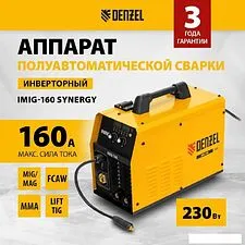 Сварочный инвертор Denzel IMIG-160 Synergy Сварочный инвертор Denzel IMIG-160 Synergy