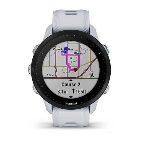 Умные часы Garmin Forerunner 955 (белый камень)