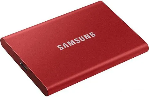 Внешний накопитель Samsung T7 2TB (красный)