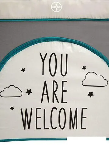 Игровой манеж Amarobaby Walky Good Day Giraffe (серый)