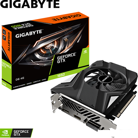 Видеокарта Gigabyte GeForce GTX 1650 D6 4G GV-N1656D6-4GD (rev. 2.0)