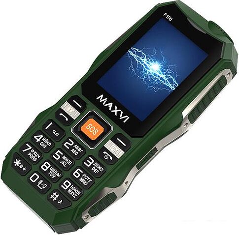 Мобильный телефон Maxvi P100 (зеленый)