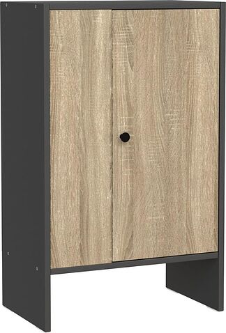 Тумба Mio Tesoro Мини 1 дверь 2.07.03.090.12 (черный/сонома)