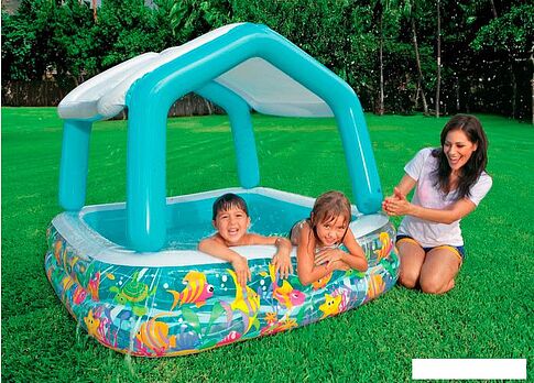 Надувной бассейн Intex Sun Shade 157x157x122 (57470)