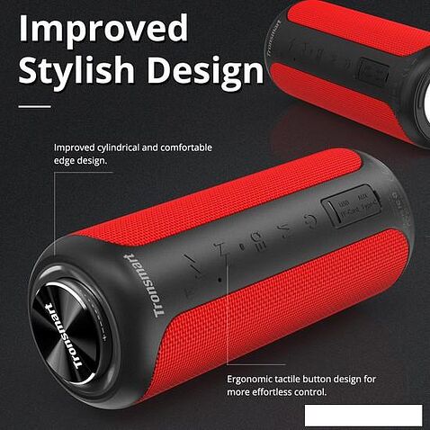 Беспроводная колонка Tronsmart T6 Plus Upgraded Edition (красный)