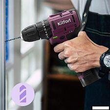 Ударная дрель-шуруповерт Kitfort KT-6505 (с 1-им АКБ)
