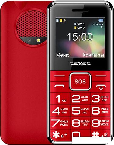 Мобильный телефон TeXet TM-B319 (красный)