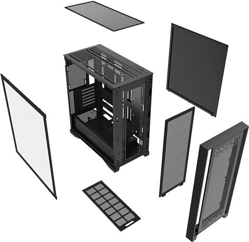 Корпус Powercase ByteFlow Pro CH9GPB-F0