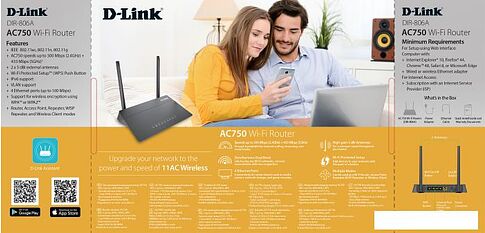 Wi-Fi роутер D-Link DIR-806A/RU/R1A