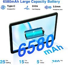 Планшет Doogee T10E 4GB/128GB LTE (черный)