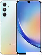 Смартфон Samsung Galaxy A34 5G SM-A346E/DSN 6GB/128GB (серебристый) Смартфон Samsung Galaxy A34 5G SM-A346E/DSN 6GB/128GB (серебристый)