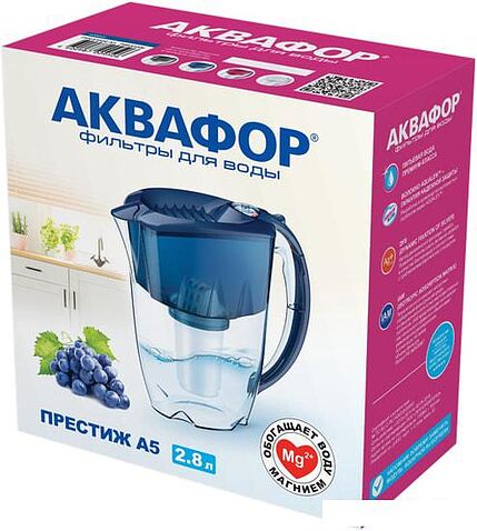 Кувшин АКВАФОР Престиж A5 (белый)