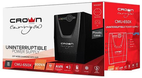 Источник бесперебойного питания CrownMicro CMU-650X