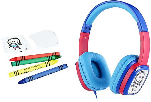 Наушники Harper HN-302 (синий/красный)