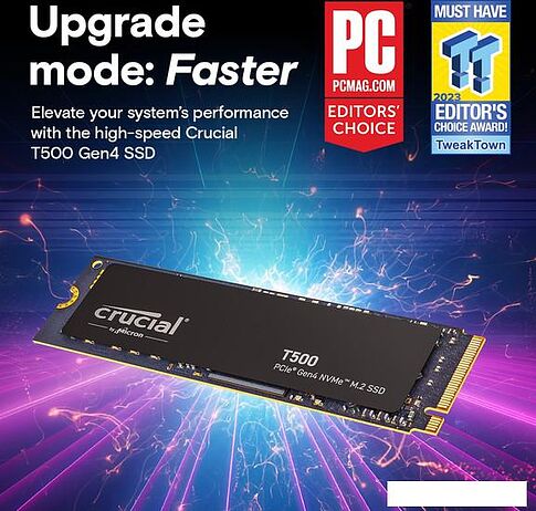 SSD Crucial T500 1TB CT1000T500SSD8