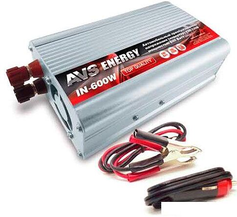 Автомобильный инвертор AVS 12/220V IN-600W