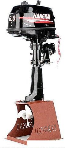 Лодочный мотор Hangkai 6 HP 2-тактный