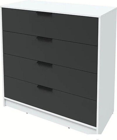 Комод Интерлиния Концепт КТ-К100 (антрацит/белый платинум)
