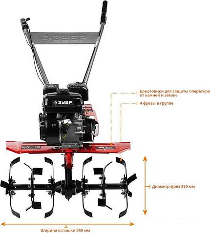 Мотоблок Зубр МТБ-400