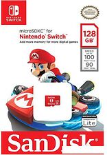 Карта памяти SanDisk For Nintendo Switch microSDXC SDSQXAO-128G-GN3ZN 128GB Карта памяти SanDisk For Nintendo Switch microSDXC SDSQXAO-128G-GN3ZN 128GB
