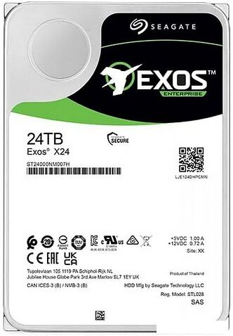 Жесткий диск Seagate Exos X24 24TB ST24000NM007H