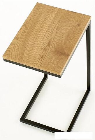 Журнальный столик Halmar Nisa (дуб золотой/черный)