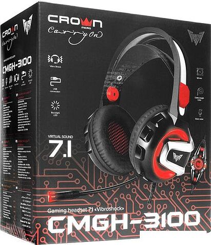Наушники CrownMicro CMGH-3100
