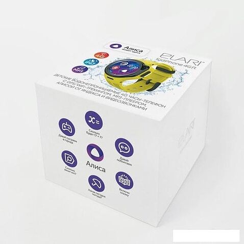 Умные часы Elari KidPhone 4GR (желтый)