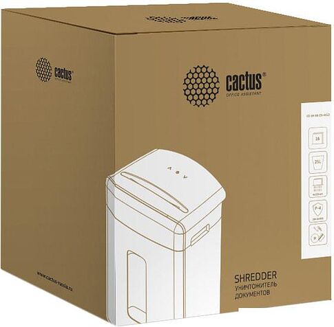 Шредер CACTUS CS-SH-16-25-4X12
