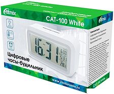 Радиочасы Ritmix CAT-100 (белый)