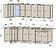 Готовая кухня Интерлиния Мила 12x25 (антрацит/вудлайн кремовый)