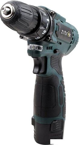 Дрель-шуруповерт Zitrek Green 12V Max 085-1016 (с 2-мя АКБ)