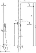 Душевая система Lemark Tropic LM7006C
