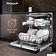 Отдельностоящая посудомоечная машина Weissgauff DW 6038 W Inverter