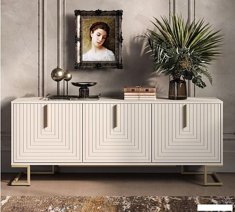 Тумба Involux Неаполь 226T005 (кашемир/шампань)