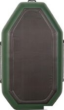 Гребная лодка Лоцман Гребная стандарт ЛС-200 ГР (зеленый)