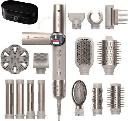 Мультистайлер Cecotec AirGlam 14 в 1 Flex Champagne 114727
