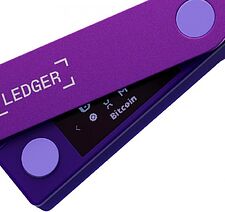 Аппаратный криптокошелек Ledger Nano X (фиолетовый аметист)